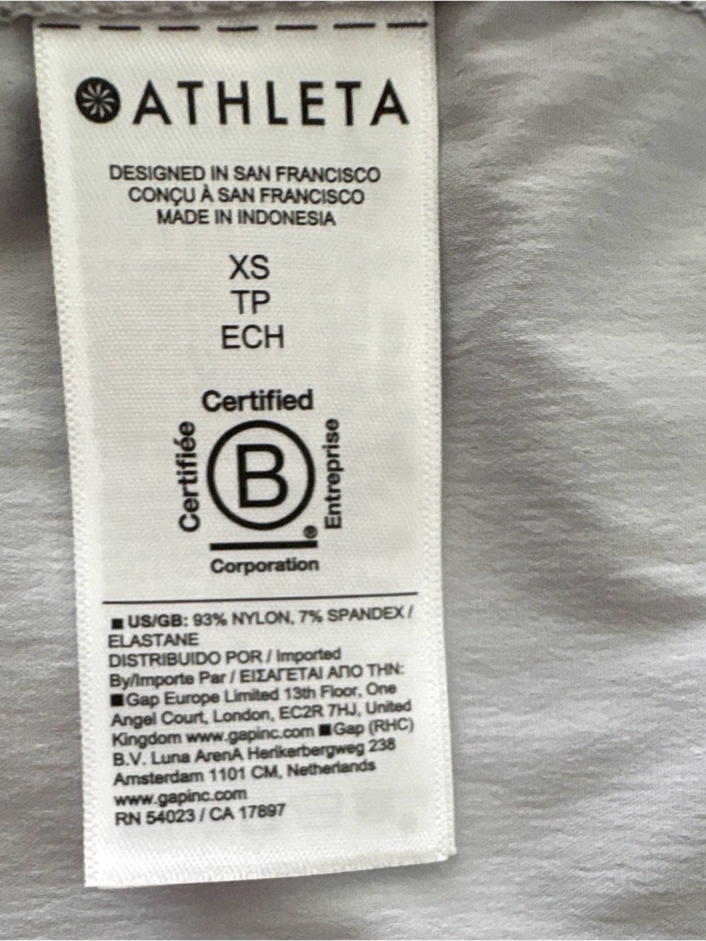 Athleta Light Gray Women’s Flex Jump suit. - Picture 5 of 16